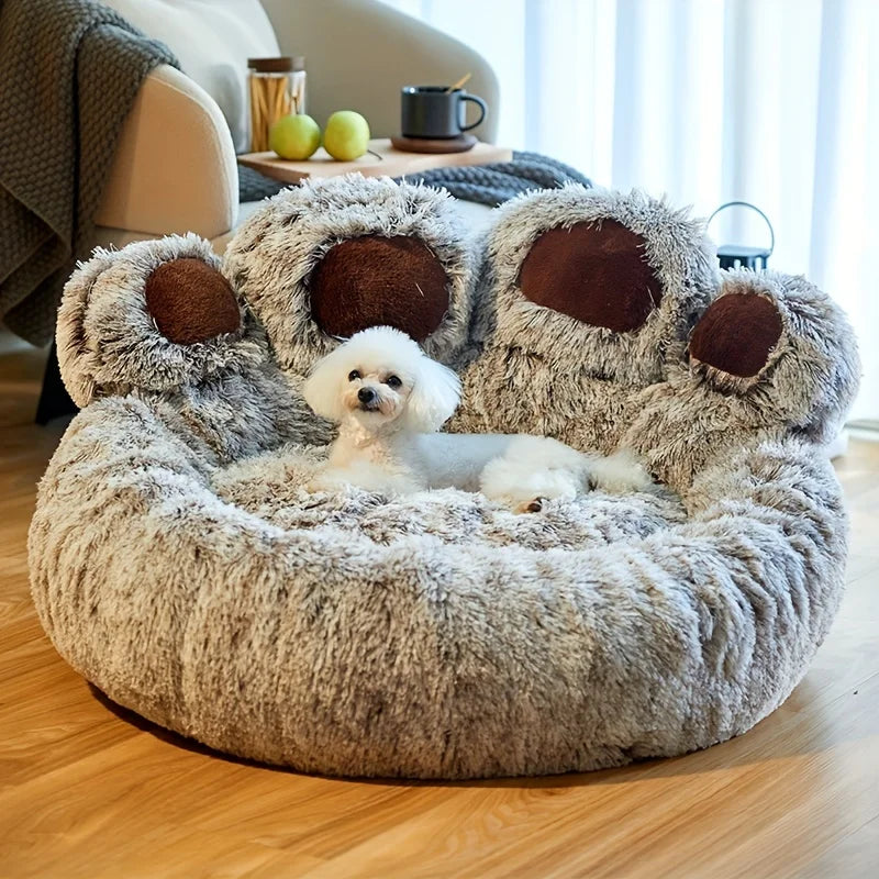 Paw Shape Comfortable Fluffy Cushion