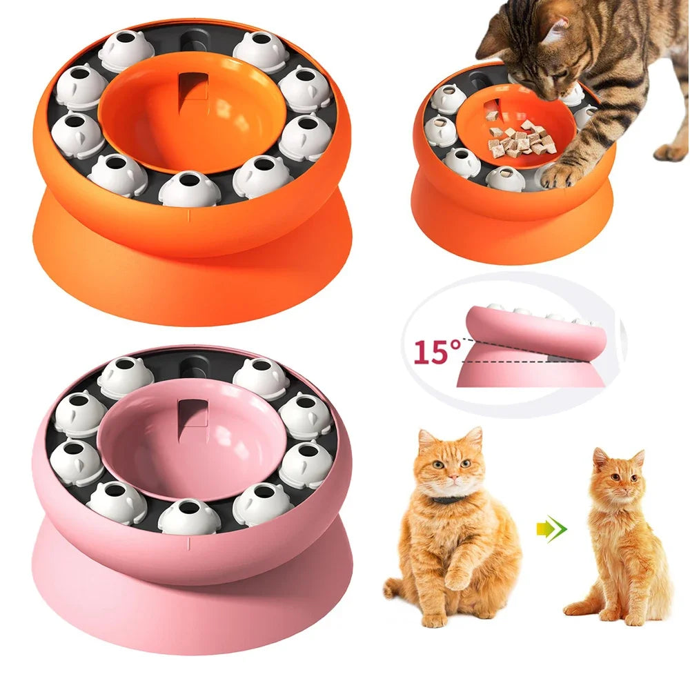 Interactive Dog & Cat Puzzle Feeder