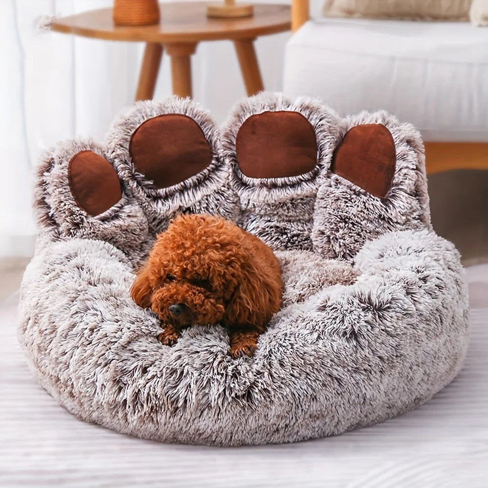 Paw Shape Comfortable Fluffy Cushion