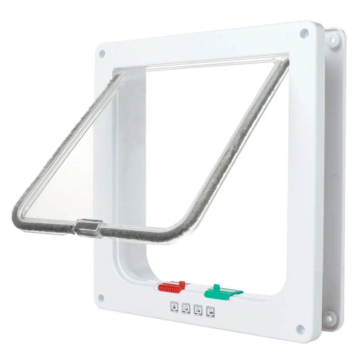 Cat Flap Door with 4 Way Lock