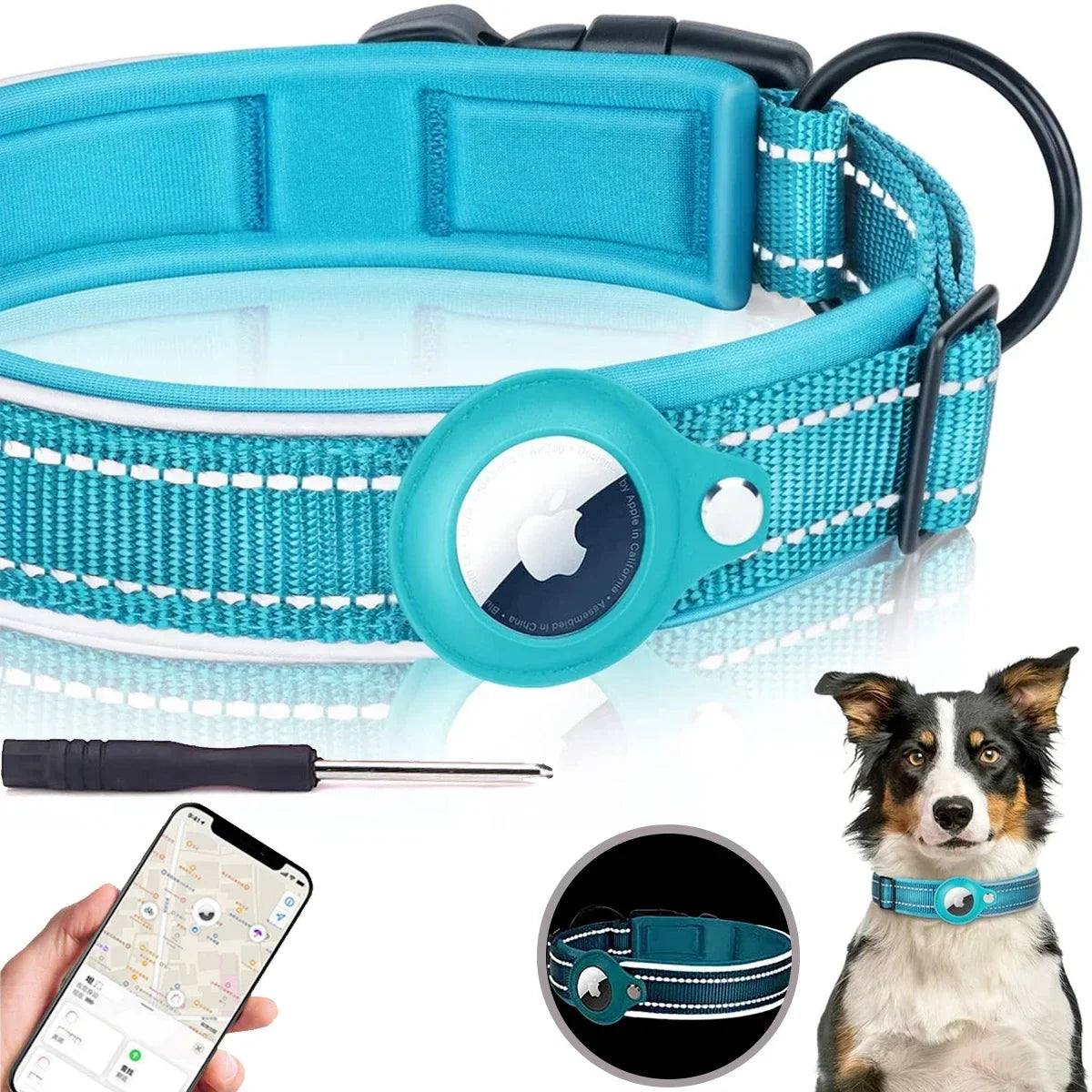 Dog Anti-Lost Collar For Apple Airtag