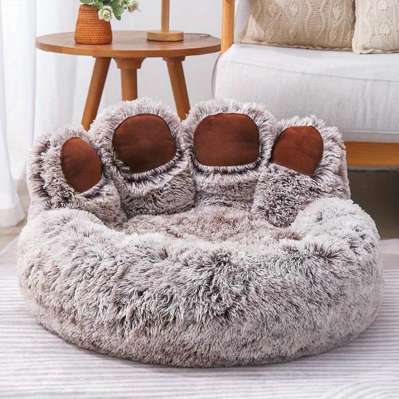 Paw Shape Comfortable Fluffy Cushion