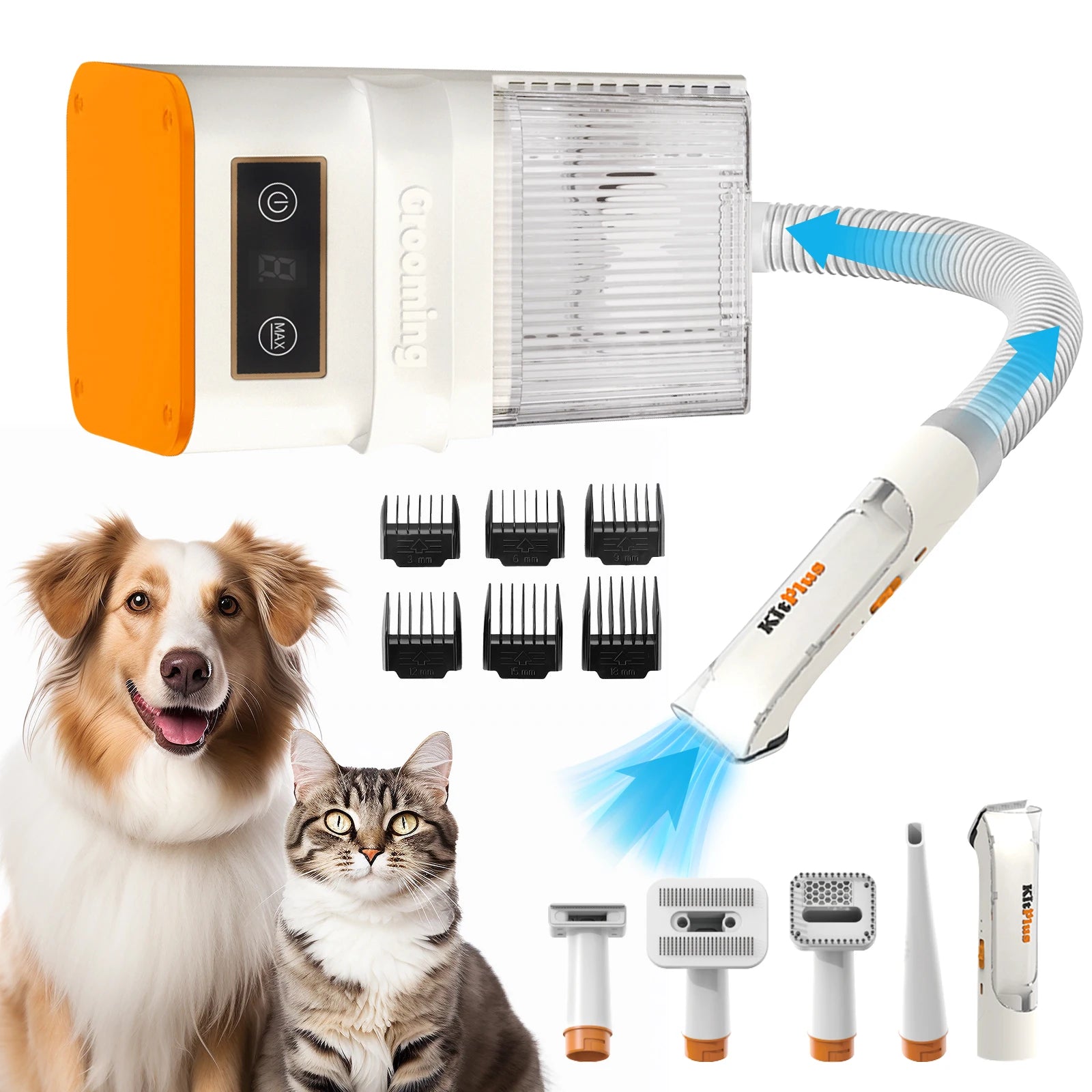 5 Modes 2L Vacuum Dog Grooming Kit