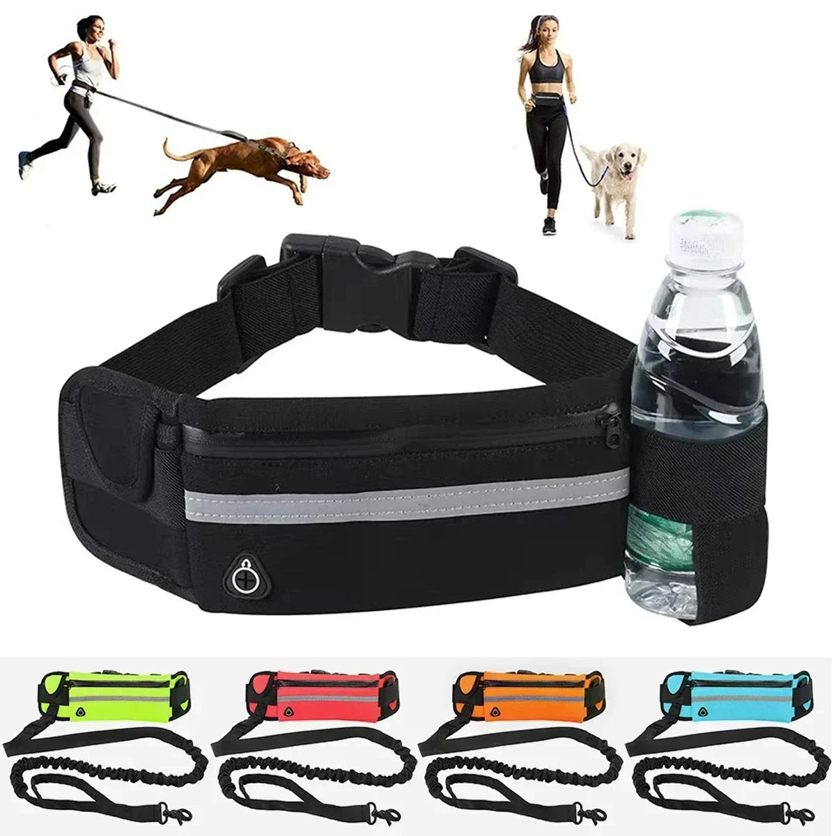 Dog Running Waist Leash