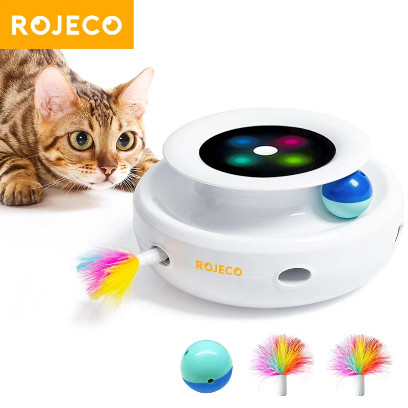 Automatic Feather Cat Ball Toy