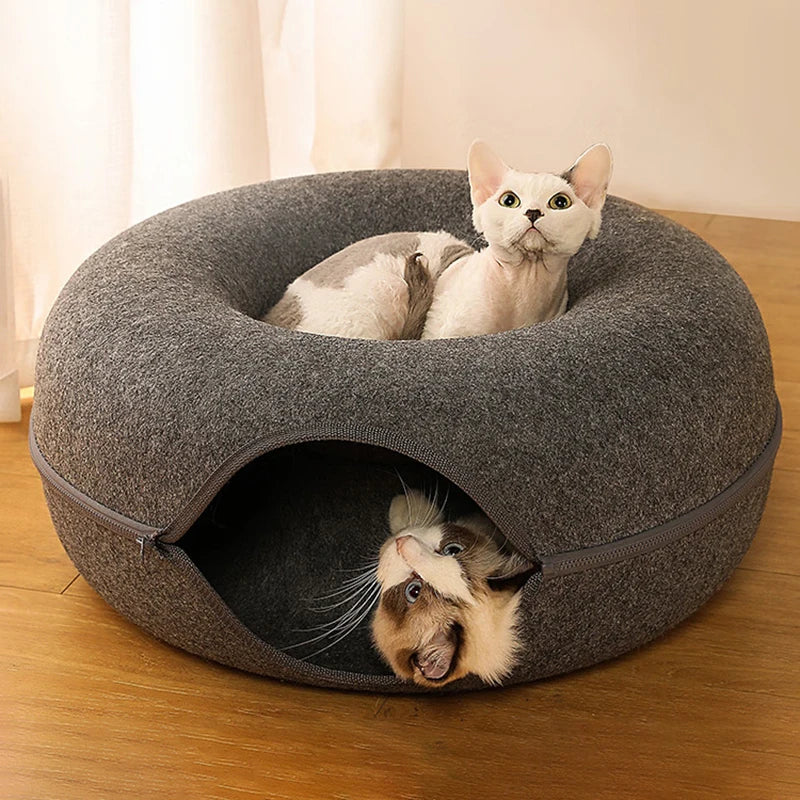 Felt Donut Bed for Cats