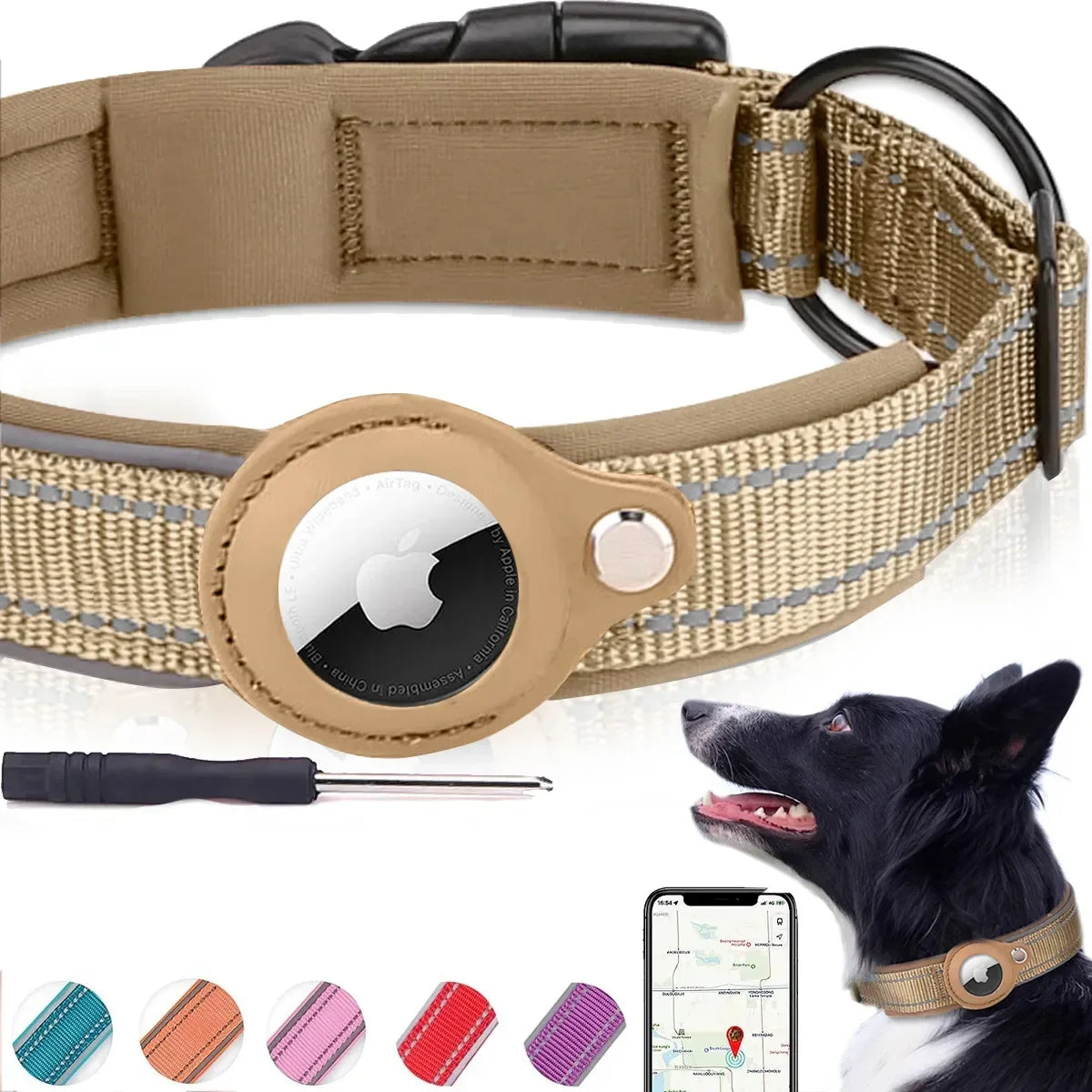 Dog Anti-Lost Collar For Apple Airtag