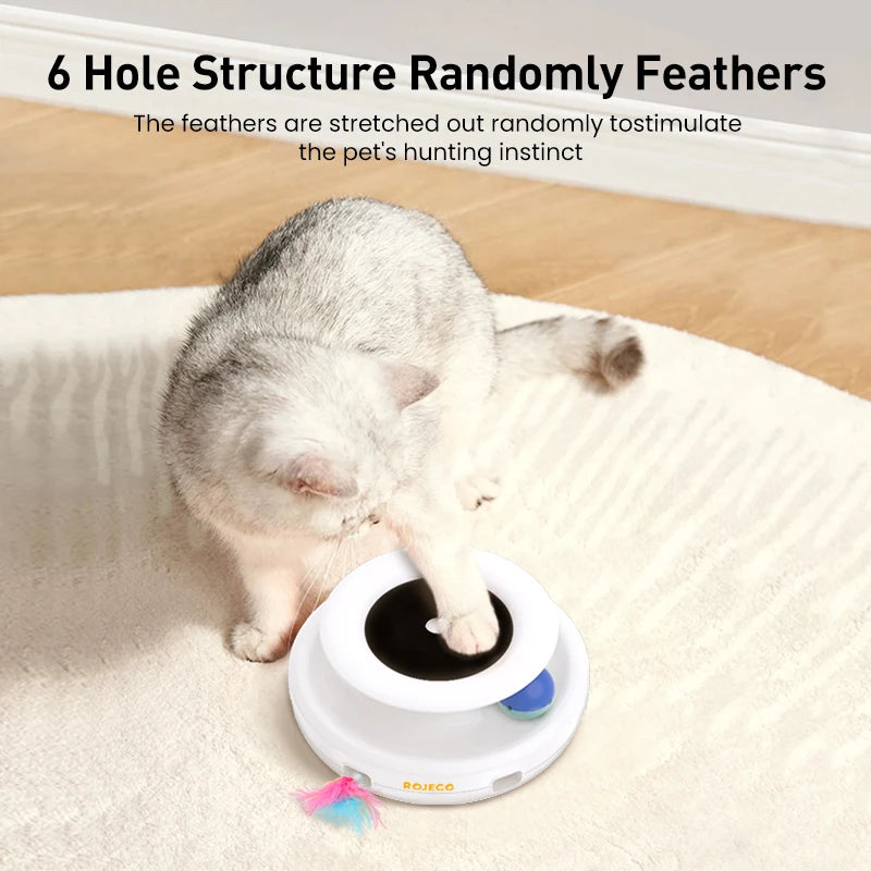 Automatic Feather Cat Ball Toy